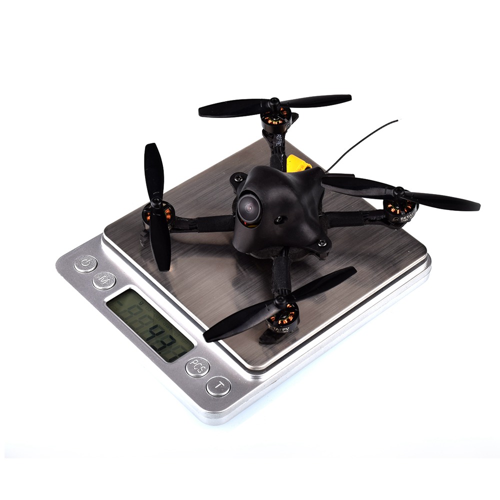 HumQuad HX100 100mm FPV Racing Drone AIO F4 12A Flight Control A01 VTX Run Cam Nano V2 Camera BNF - Frsky FCC Receiver