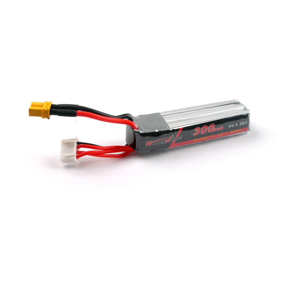 Happymodel Sailfly-X ToothPick FPV Racing RC Drone Spare Parts 3S 11.4V 300mAh 30C XT30 Plug Lipo Battery