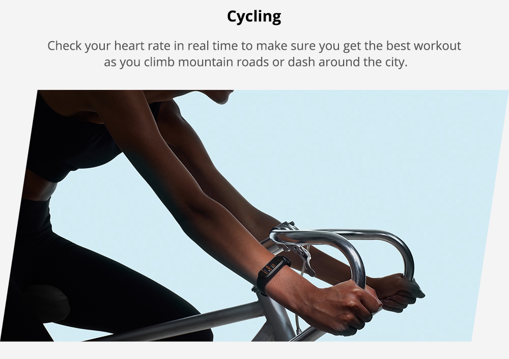 Xiaomi Mi Band 4 Smart Bracelet 0.95 Inch AMOLED Color Screen Built-in Multifunction Heart Rate Monitor 5ATM Water Resistant 20 Days Standby NFC Version - Black