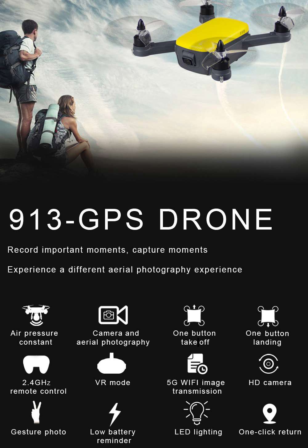 913 gps drone