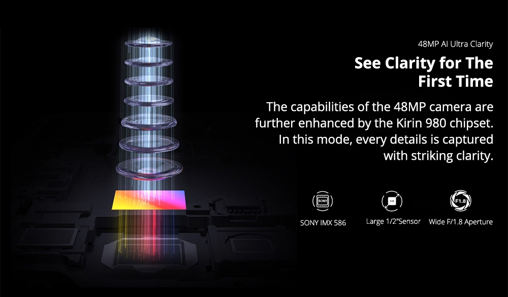 HUAWEI Honor 20 6.26 Inch 8GB 128GB Smartphone White