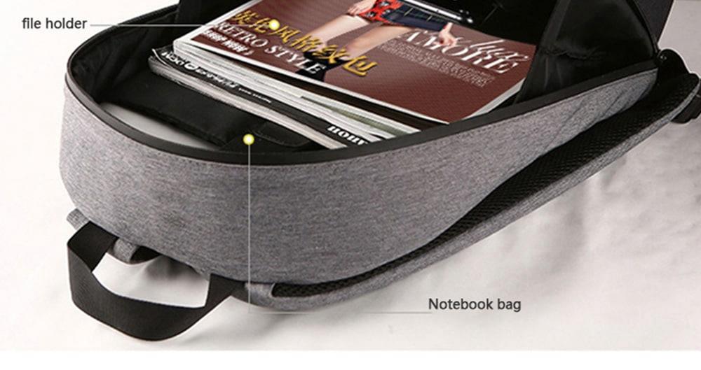 Unisex Creative Design LED Display Screen Backpack APP Control Pattern Free to Change - Blue