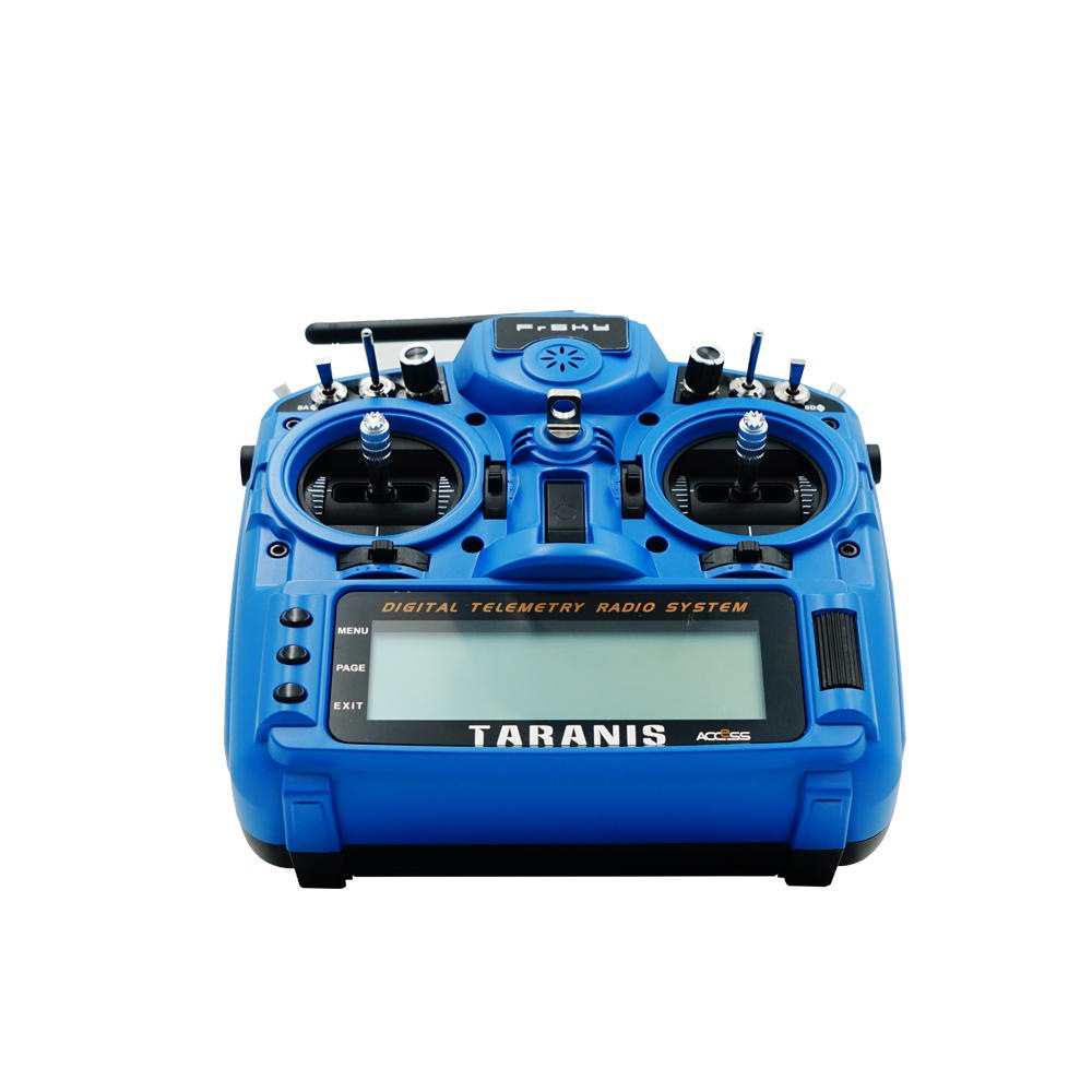 Mode 2 Frsky Taranis X9D Plus 2019 2.4G 24CH OpenTX System ACCESS Protocol Radio Transmitter With G9D Gimbal FPV Racing Drone - Blue