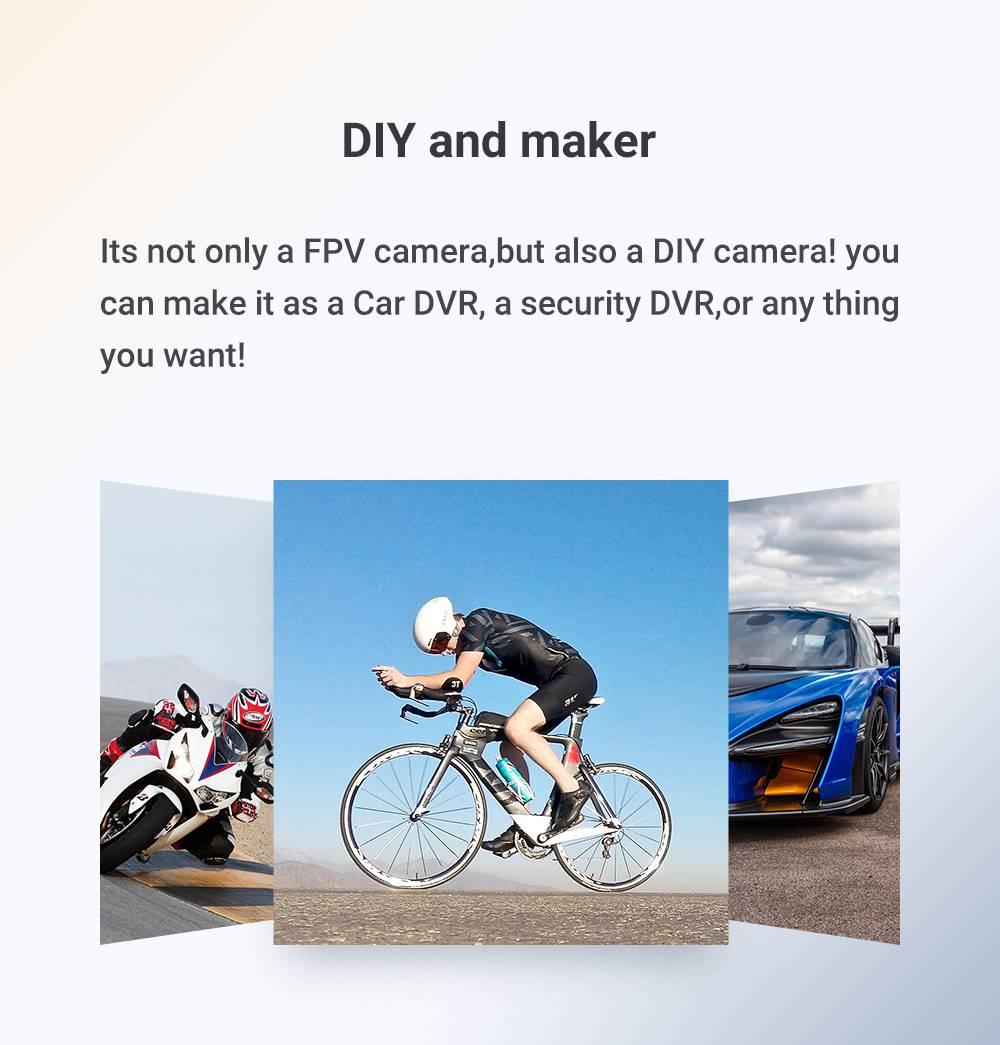 Hawkeye Firefly Split 4K 12MP Single Board HD Recording DVR WDR FPV MINI Camera For FPV Racing RC Drone