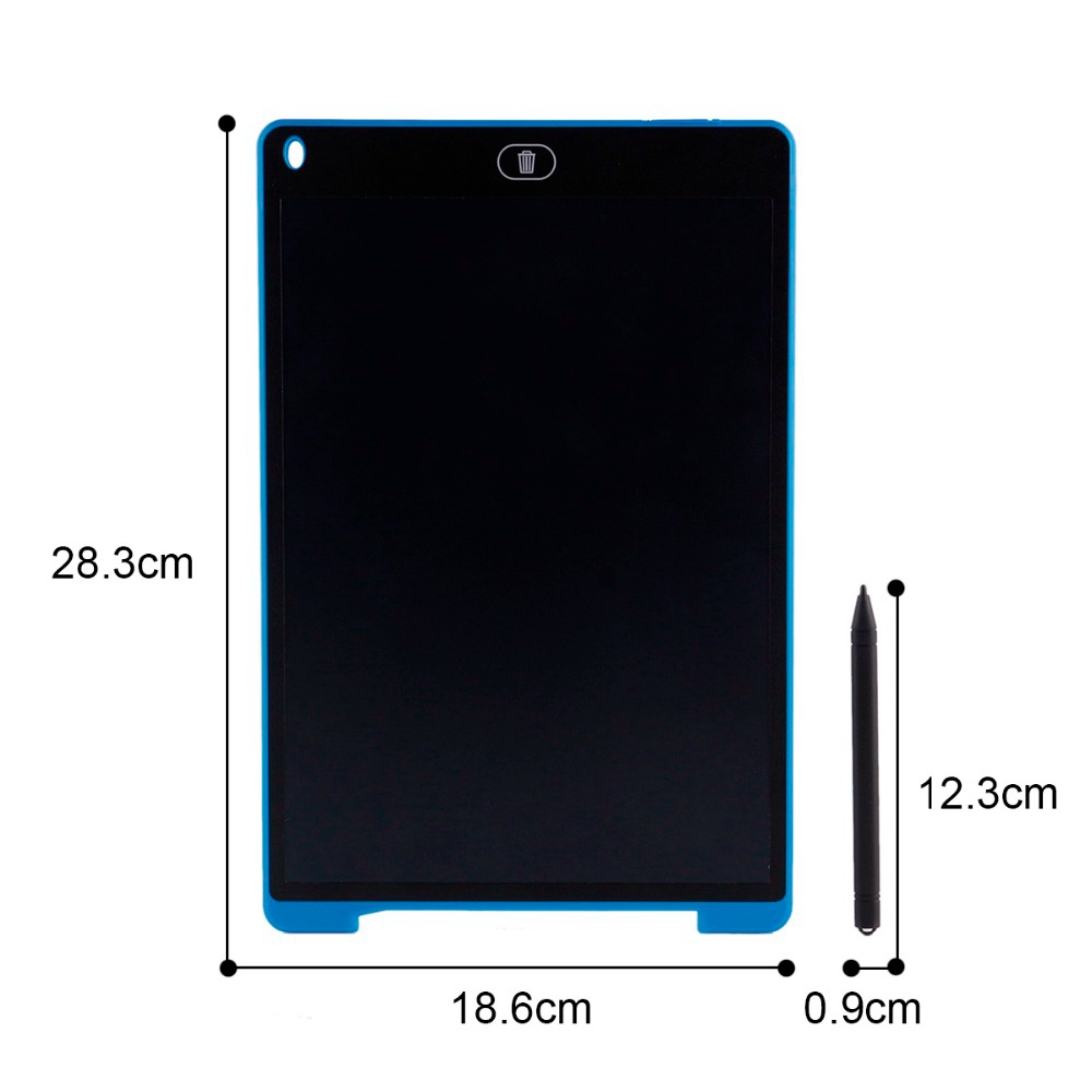 12" LCD Writing Tablet Electronic Drawing Pad - Black