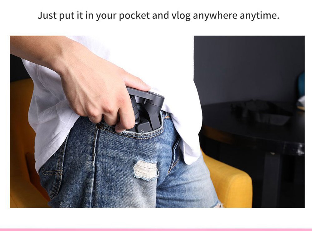 Feiyu Tech VLOG 3-Axis Handheld Gimbal Stabilizer for Smartphone - Pink