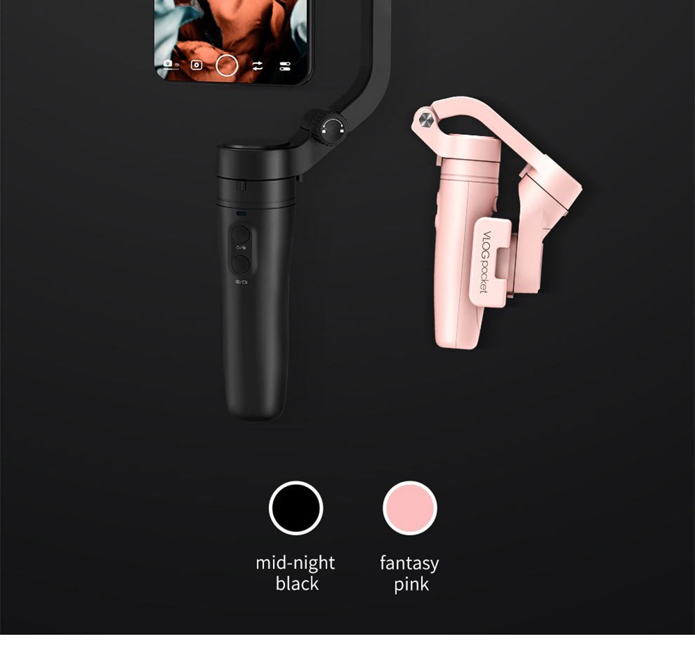 Feiyu Tech VLOG 3-Axis Handheld Gimbal Stabilizer for Smartphone - Pink