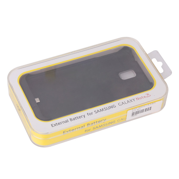 Portable USB External Rechargeable Backup Battery Case For Samsung Galaxy NOTE 3 3800mAh - Black