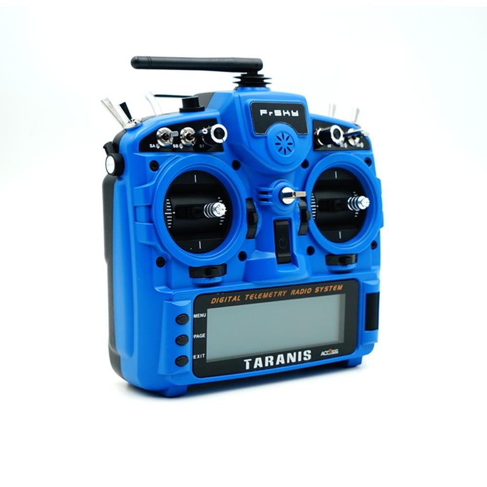 Mode 2 Frsky Taranis X9D Plus 2019 2.4G 24CH OpenTX System ACCESS Protocol Radio Transmitter With G9D Gimbal FPV Racing Drone - Blue