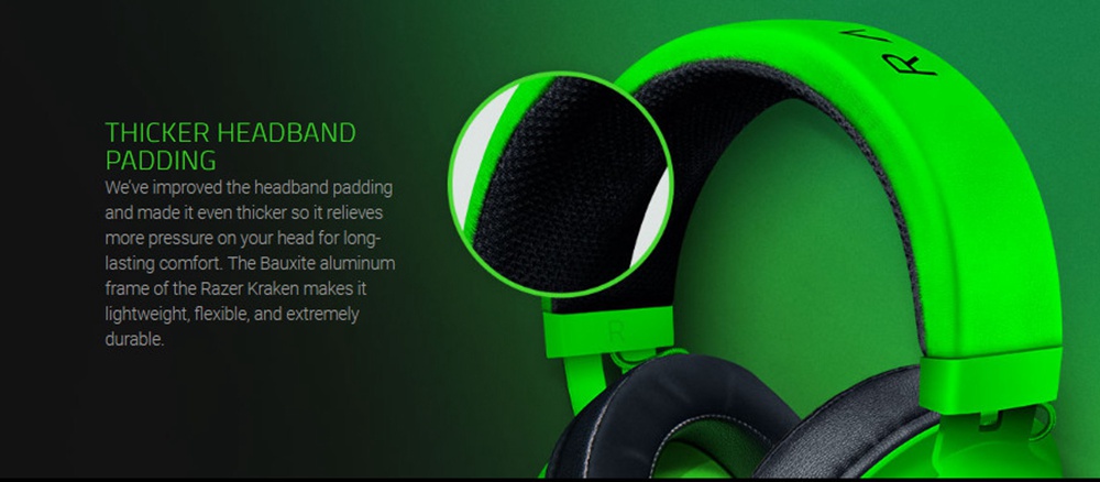 Razer Kraken Gaming Headset Noise Cancelling Black