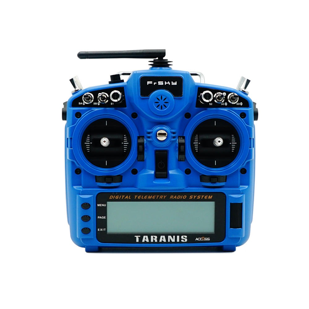 Mode 2 Frsky Taranis X9D Plus 2019 2.4G 24CH OpenTX System ACCESS Protocol Radio Transmitter With G9D Gimbal FPV Racing Drone - Blue