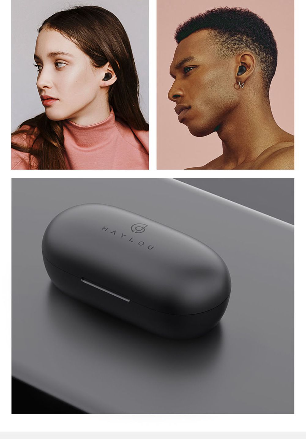 Haylou GT1 Bluetooth 5.0 TWS Earphones in-Ear Siri Google Assistant IPX5 Noise Isolation