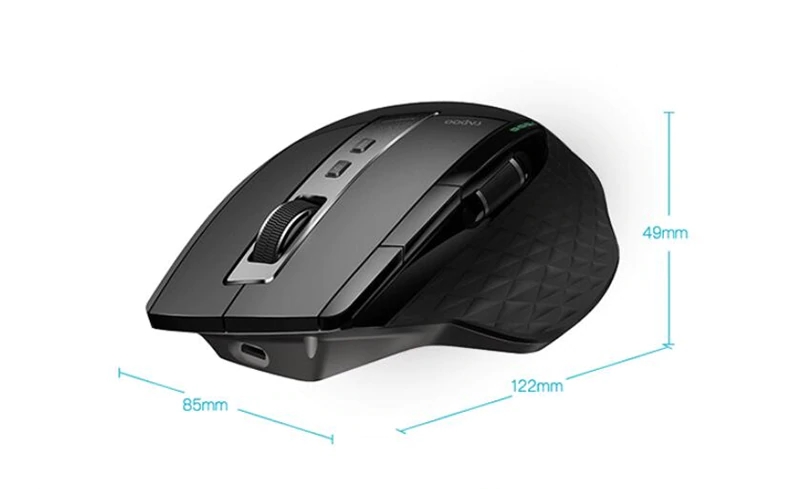 Rapoo MT750S Multimode Wireless Laser Mouse Black