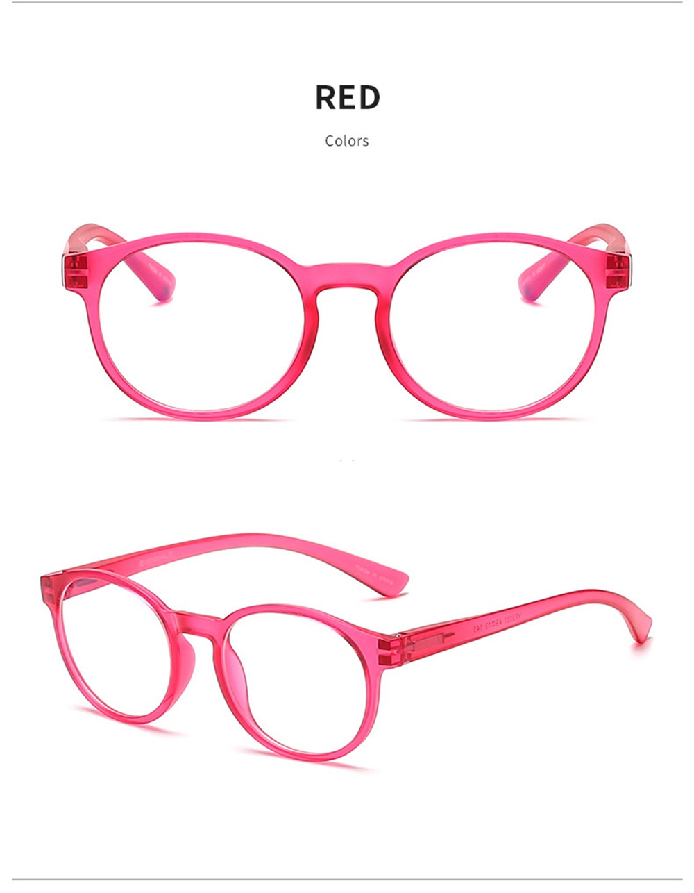 VENEHAUS Anti Blue Ray Glasses - Red
