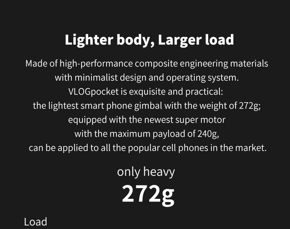 Feiyu Tech VLOG 3-Axis Handheld Gimbal Stabilizer for Smartphone - Pink