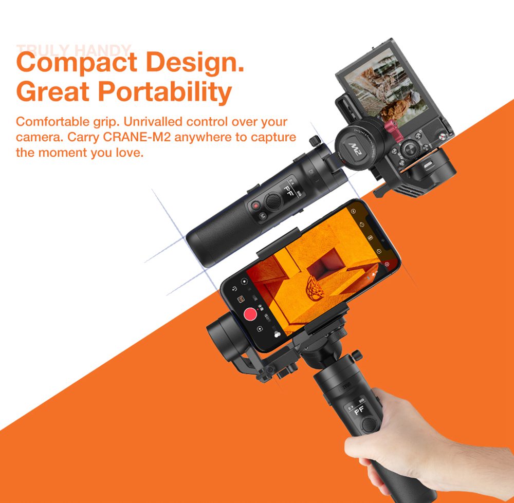 ZHIYUN SMOOTH-5S Handheld 3-Axis Gimbal Stabilizer Portable Phone Vlog Gimbal Anti-shake Stabilizer