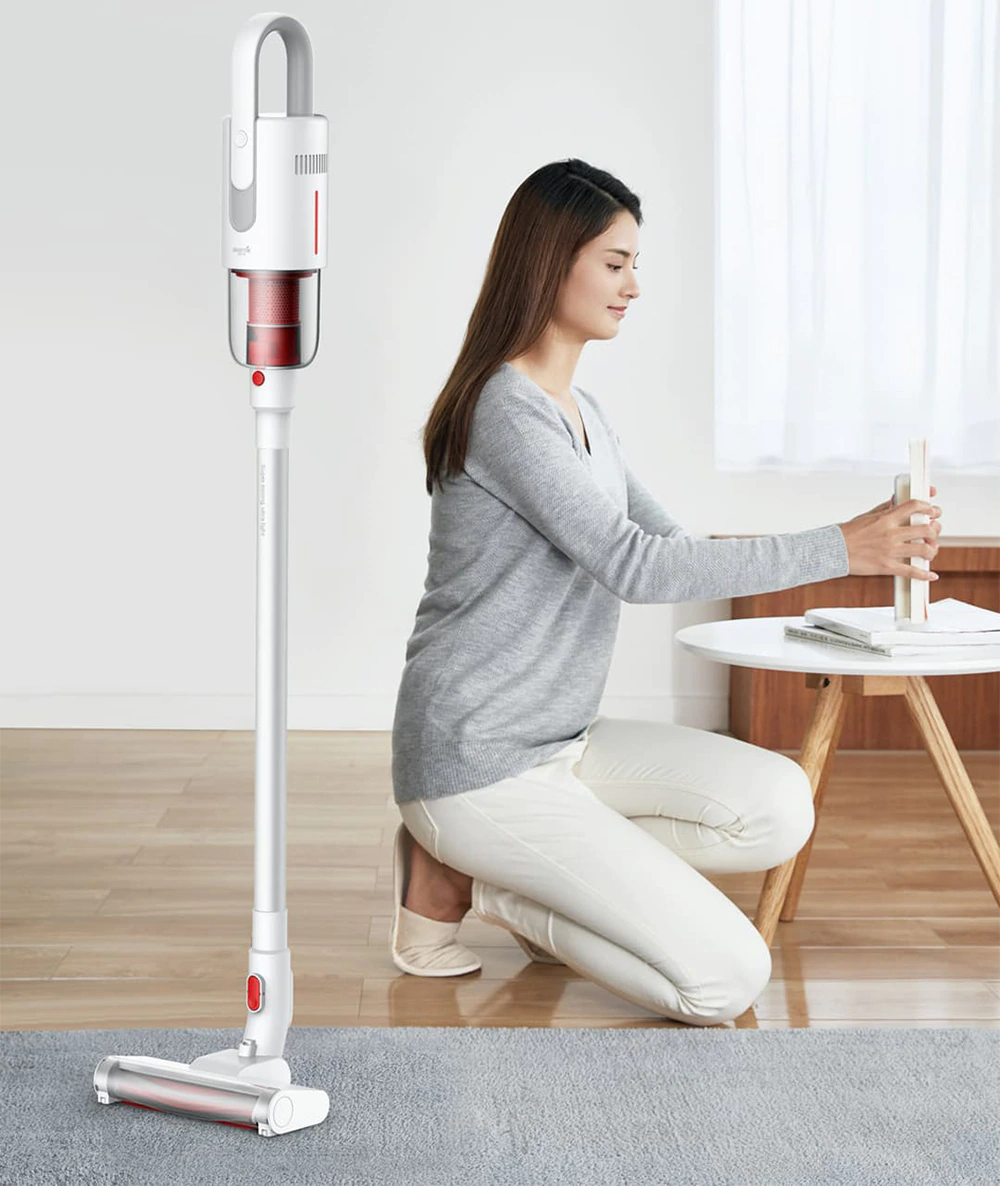 [Global Version] Xiaomi Deerma VC20 Cordless Vacuum Cleaner Handheld Stick Aspirator Mute 5500Pa for Home Car - White