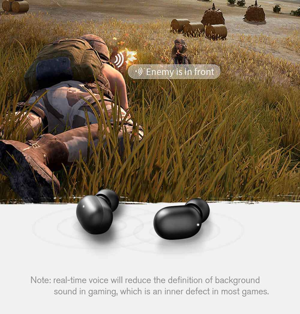 Haylou GT1 Bluetooth 5.0 TWS Earphones in-Ear Siri Google Assistant IPX5 Noise Isolation