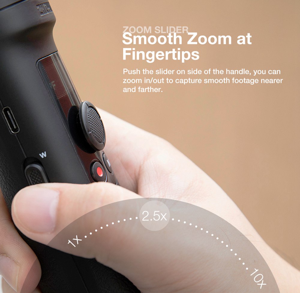 Zhiyun Crane M2 Small Body 3-Axis Handheld Stabilizer Gimbal For Smartphone Light Mirrorless Action Camera