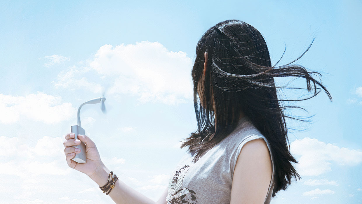 Xiaomi Mijia Portable USB Port Detachable Low Power Consumption Mute Mini Fan - Blue