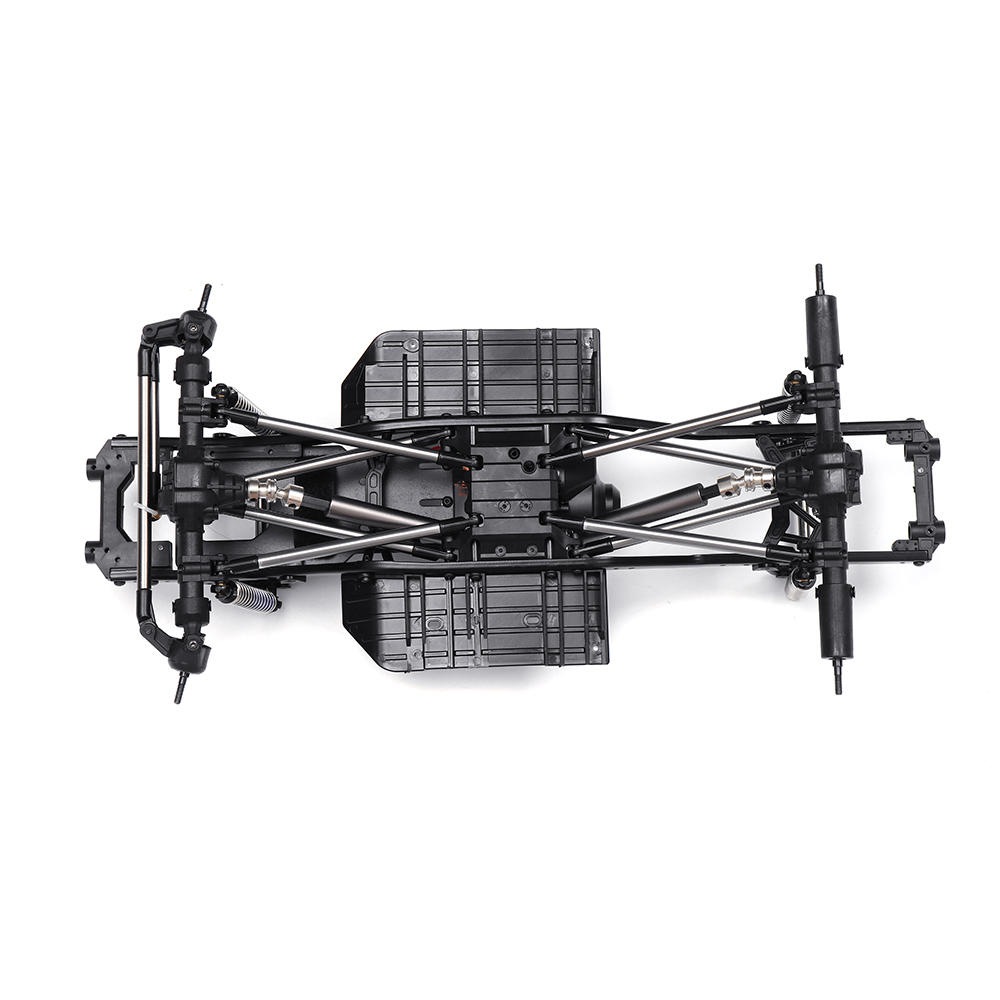 Upgrade Parts Metal Frame Chassis For SCX10 II 1/10 Rock Crawler Climbing RC Car Vehicle Models Parts With 540 Motor