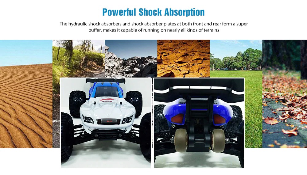 VKAR Racing BISON V3 1/10 2.4G 4WD Off-road Monster Bruggy RC Car With Matel Bottom Plate RTR