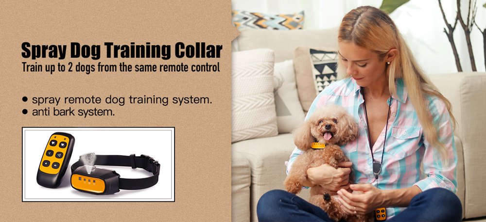 Trainertec SP13 Pet Supply Remote Control Spray Training Collar