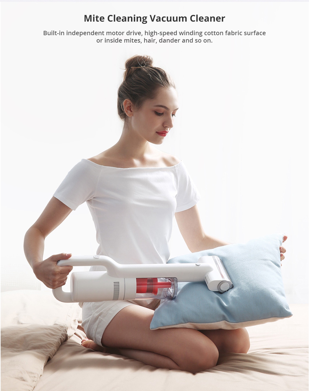 [Global Version]Xiaomi Roidmi F8E Cordless Stick Vacuum Cleaner Portable Handheld Strong Suction - Gray