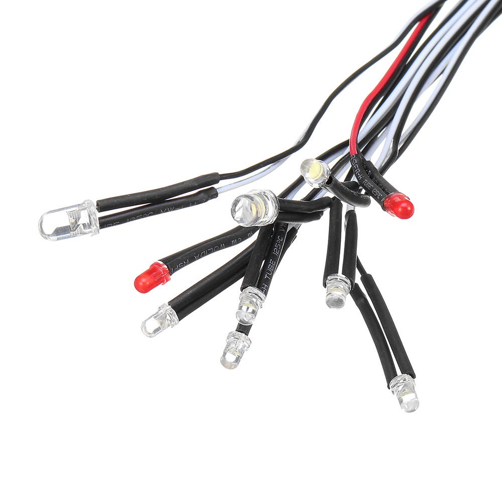 HG P407 2.4G 1/10 4WD Brushed Off-road Climbing RC Car Upgrade Parts Car Shell Light Board Set