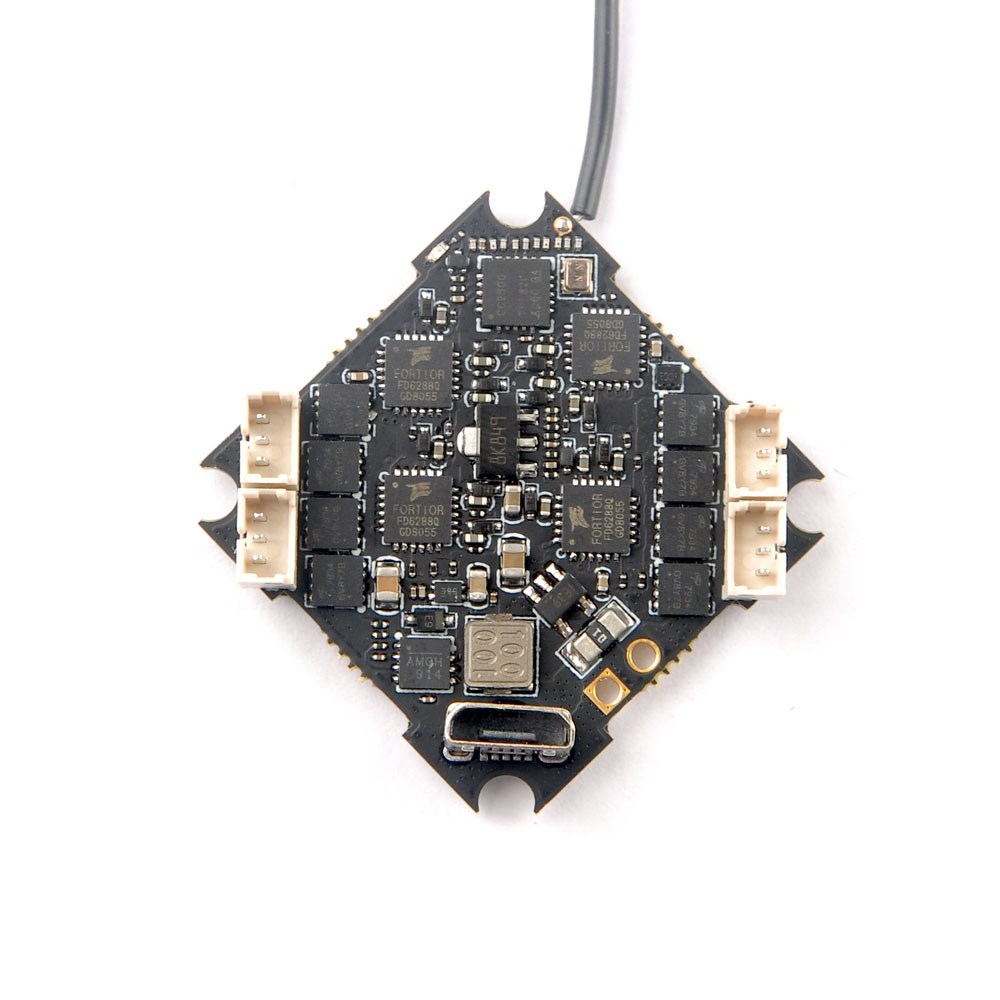 Happymodel Crazybee F4 Pro V3.0 2-4S Brushless Flight Control Built-in 10A Blheli_S 4IN1 5V/1A BEC For FPV Racing Drone - Compatible Frsky Receiver