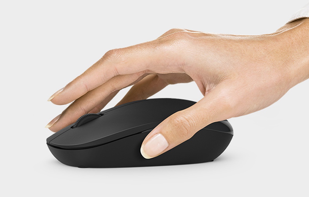 Ajazz A2080i Wireless Keyboard Mouse Set Mute Lightweight Waterproof Portable - Black