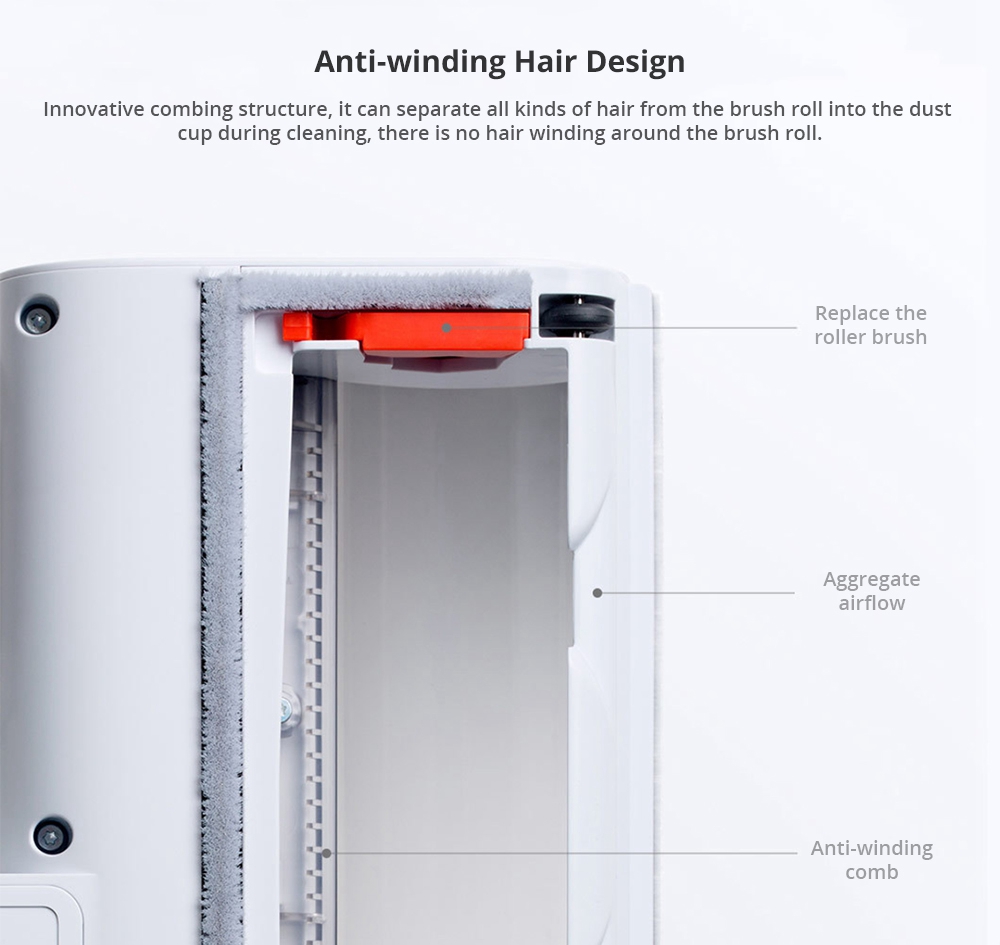 [Global Version]Xiaomi Roidmi F8E Cordless Stick Vacuum Cleaner Portable Handheld Strong Suction - Gray