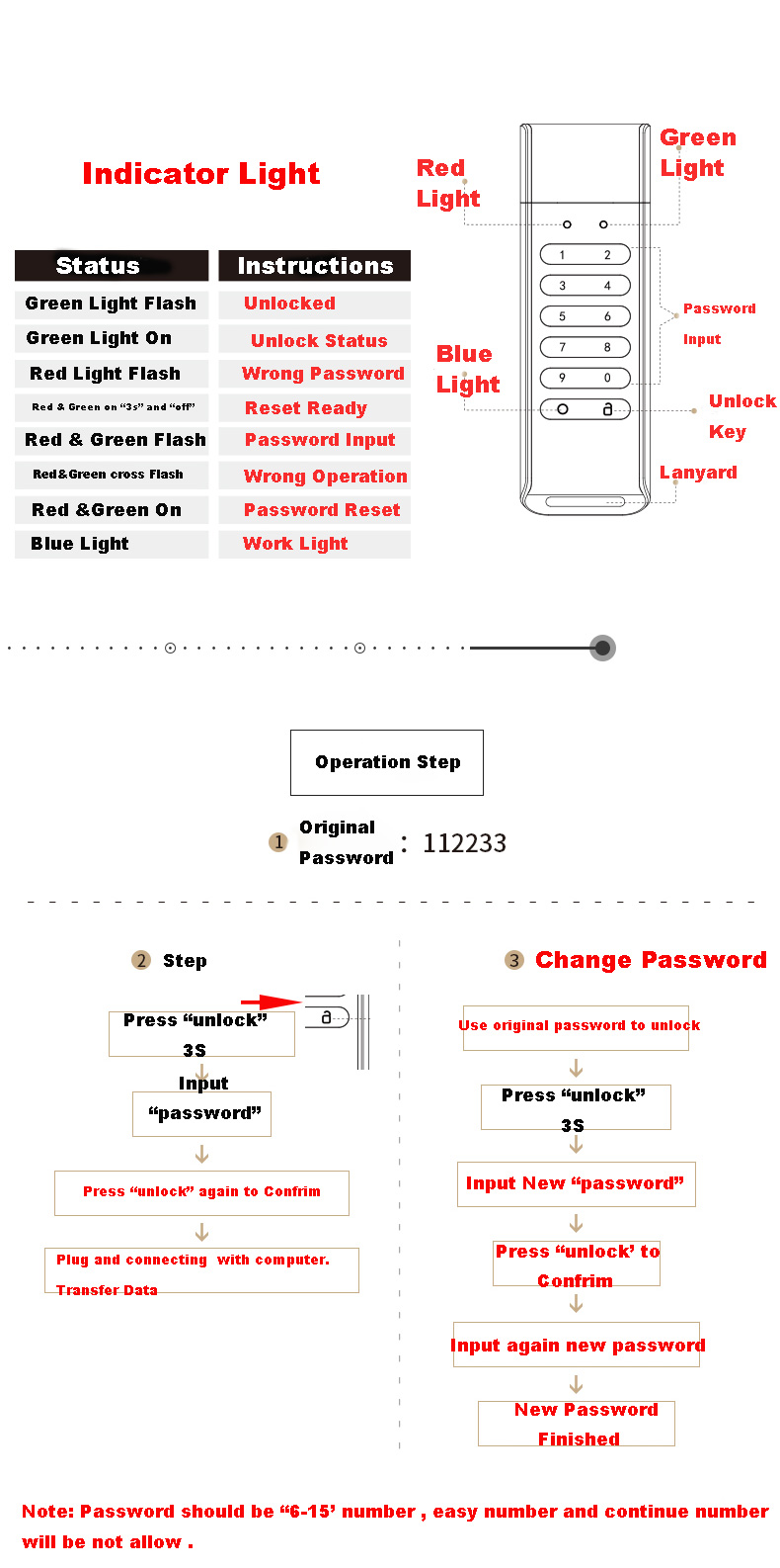 Teclast Pendrives 32GB CreSecure Encryption Flash Drives Key Version Memory Stick Physical Encrypted - Black