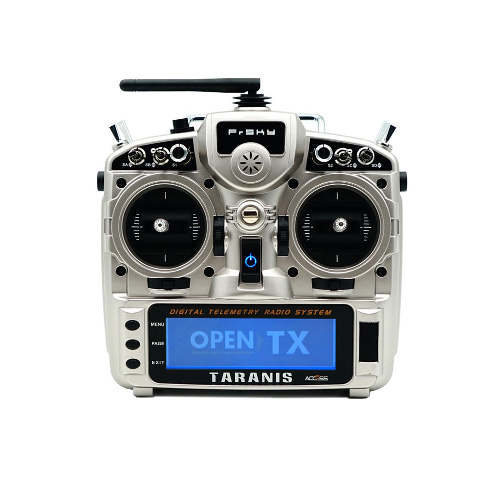 Mode 2 Frsky Taranis X9D Plus 2019 2.4G 24CH OpenTX System ACCESS Protocol Radio Transmitter With G9D Gimbal FPV Racing Drone - Silver