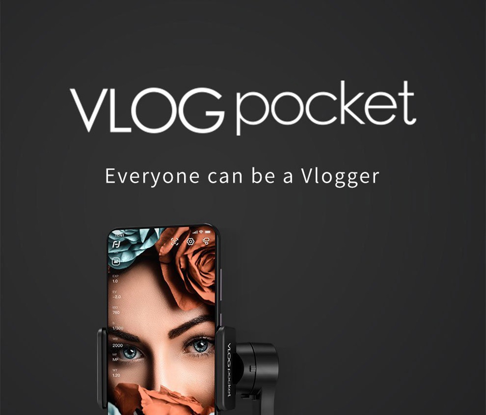 Feiyu Tech VLOG 3-Axis Handheld Gimbal Stabilizer for Smartphone - Pink