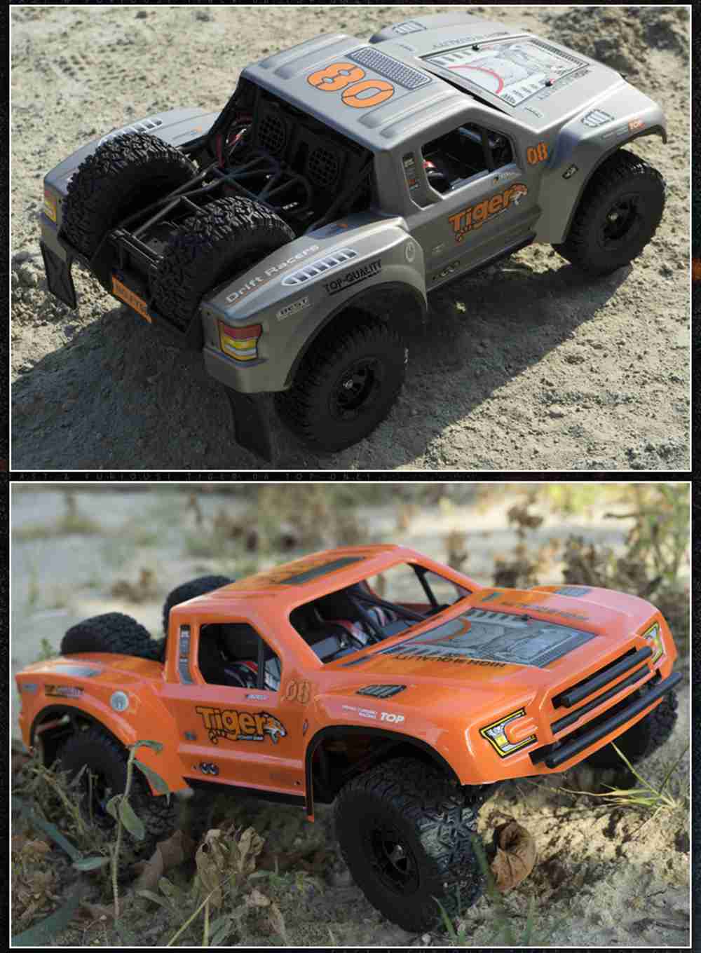 Feiyue FY08 Tiger Brushless 2.4G 4WD 1/12 35A Waterproof ESC 55km/h Short Course RC Vehicle Car RTR - Blue