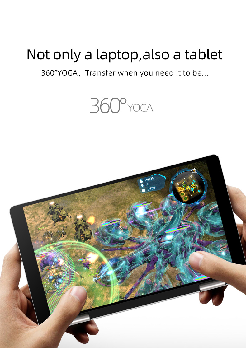 One Netbook One Mix 1S Yoga Pocket Laptop Intel Celeron 3965Y Dual-Core (Silver) + Original Stylus Pen (Silver)