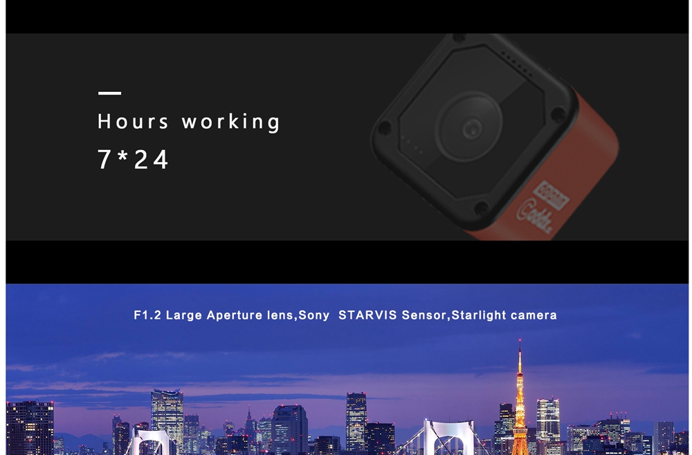 Caddx Dolphin WIFI 1080P 30fps 150 Degree 1/2.8" Sony Starvis Sensor APP Share FPV Action Camera For FPV Racing RC Drone