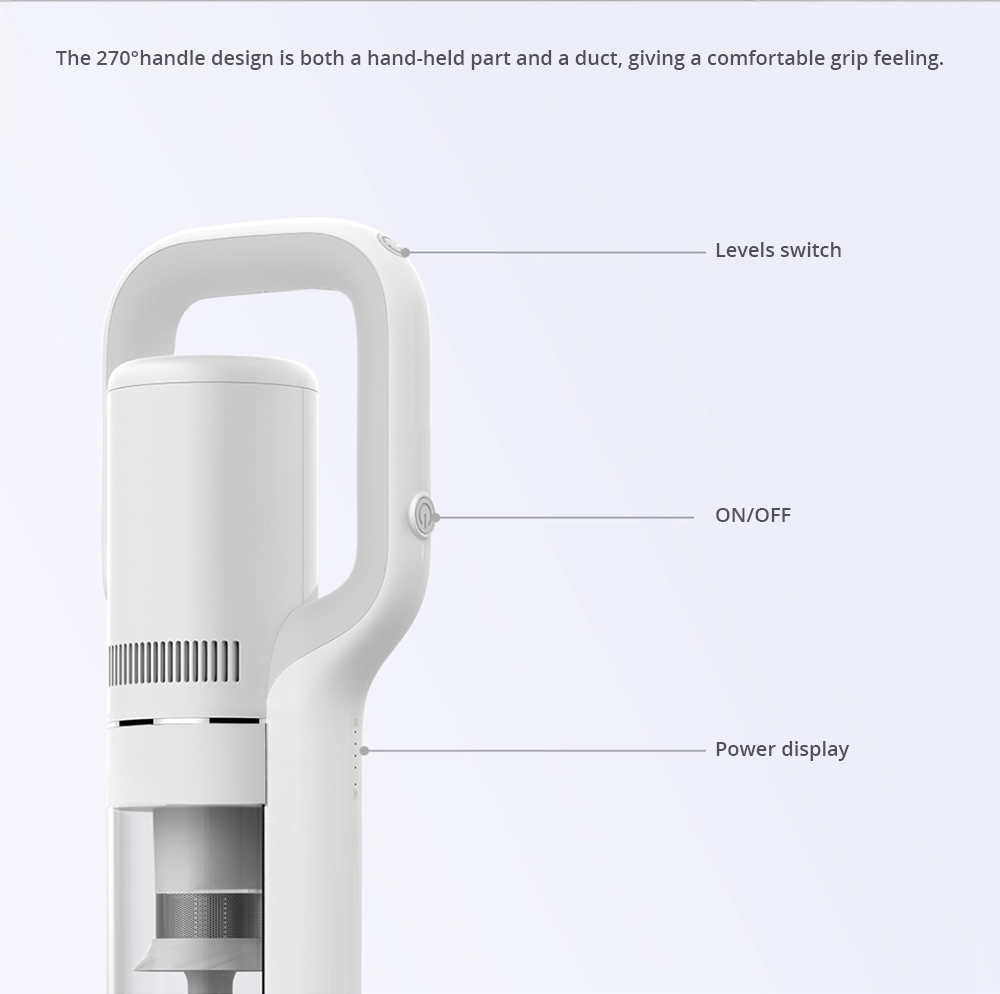[Global Version]Xiaomi Roidmi F8E Cordless Stick Vacuum Cleaner Portable Handheld Strong Suction - Gray