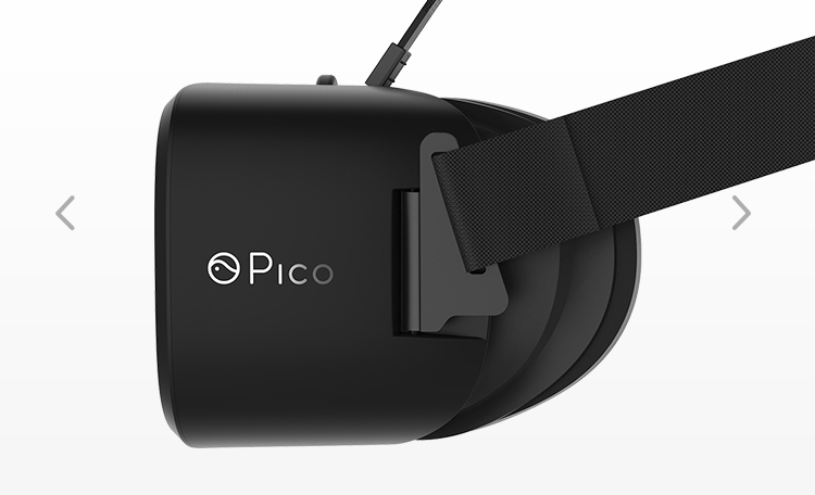 Pico Neo DKS Standard Qualcomm Snapdragon 820 70Hz FOV96 Immersive 3D VR Virtual Reality All-in-one Headset - Black