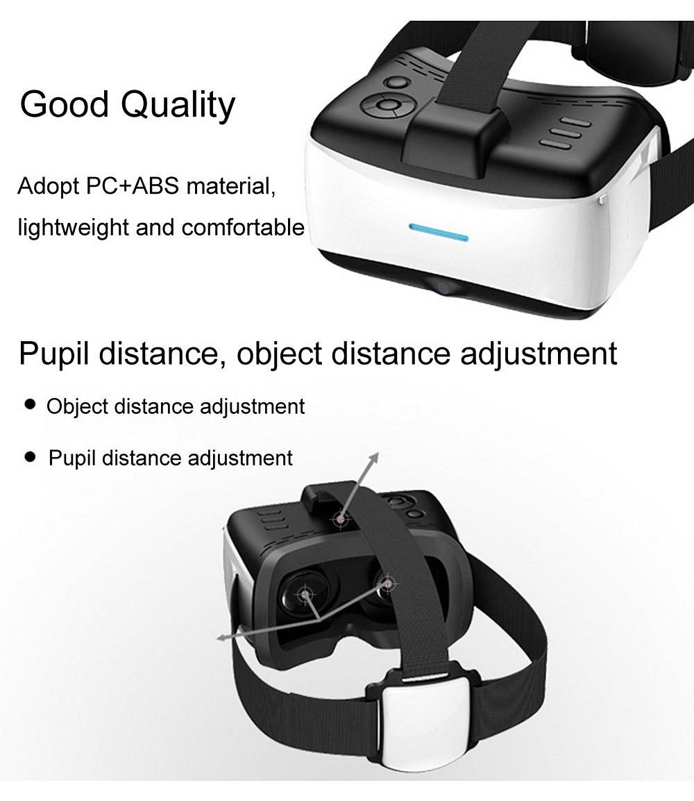 HA554 WiFi 2MP RK3188 1080P FHD 3D Immersive VR Virtual Reality All In One Headset 2G/8G WIFI Bluetooth 3000mAh for Nibiru Games