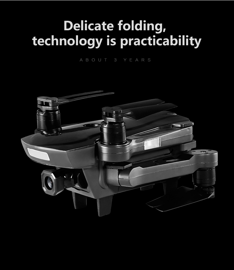 AOSENMA CG033 5G 1080P FHD WIFI FPV Self-stable One-Axis Gimbal Foldable Brushless RC Quadcopter with GPS Follow Me Mode RTF - Black