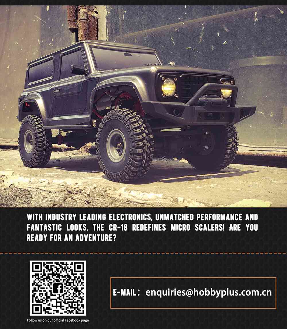 Hobby Plus CR-18 C10 Body 1/18 2.4G 4WD Brushed MINI RC Crawler Climbing RC Car With LED Light RTR - Red