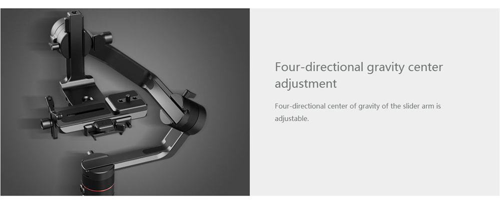 FeiyuTech AK4000 3-Axis Handheld Gimbal Stabilizer with LCD Touch Screen Max Load 4kg for Mirrorless DSLR Camera - Black