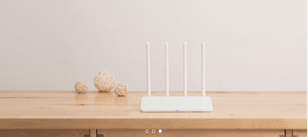 Original Xiaomi Mi WiFi Router 3C 2.4GHz 802.11n 300Mbps 64MB ROM 4 Antennas Smart WiFi Repeater APP Control Support iOS Android - White