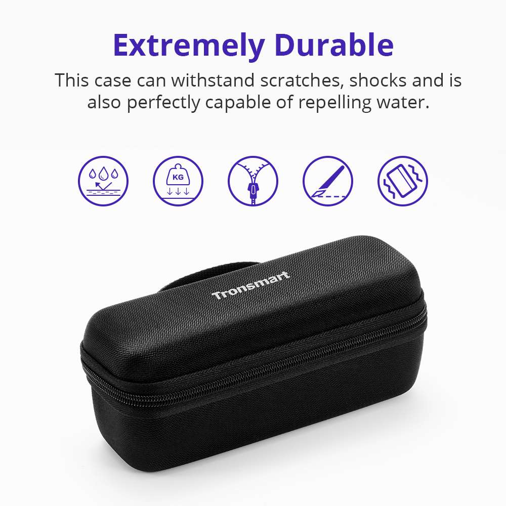 Carrying Case for Tronsmart Element Mega Bluetooth Speaker - Black