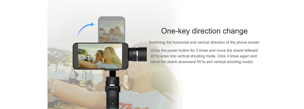 FUNSNAP Capture 3-Axis Brushless Handheld Gimbal Stabilizer for Smartphone