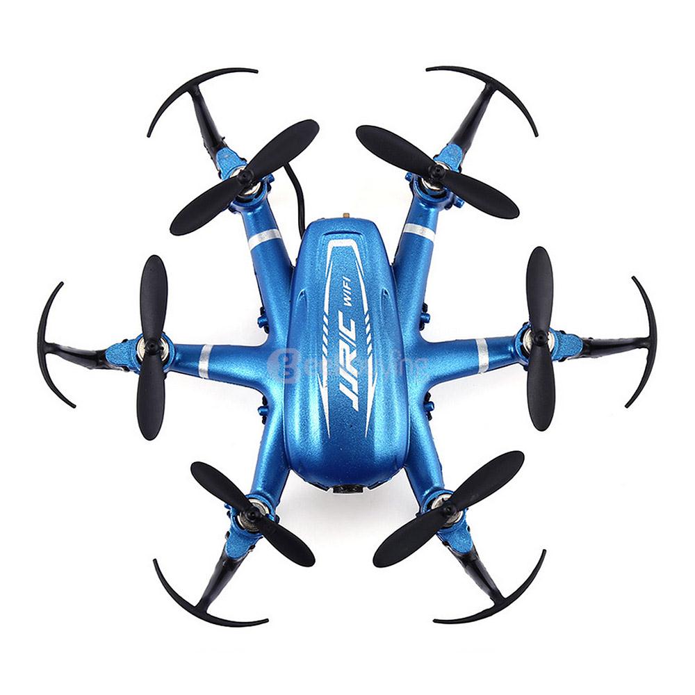 JJRC H20W WIFI FPV 2.0MP 720P HD Camera 3D Flip CF Mode 2.4G 6Axis Hexacopter VR Goggles Compatible with LED Light RTF - Blue
