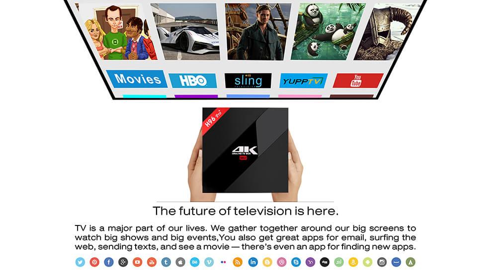 [Germany Stock]Bundle H96 PRO Plus KODI 17.3 Android 7.1 Amlogic S912 4K 3GB/32GB TV BOX + VIBOTON i8 Plus 2.4G Wireless Keyboard