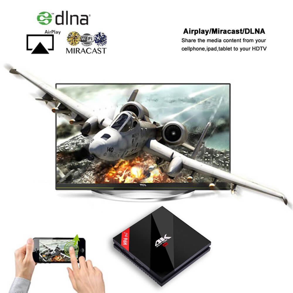 [Germany Stock]Bundle H96 PRO Plus KODI 17.3 Android 7.1 Amlogic S912 4K 3GB/32GB TV BOX + VIBOTON i8 Plus 2.4G Wireless Keyboard